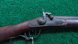 *Sale Pending* - HALF STOCK PERCUSSION RIFLE IN ABOUT 32 CALIBER - 1 of 21