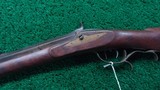 *Sale Pending* - HALF STOCK PERCUSSION RIFLE IN ABOUT 32 CALIBER - 2 of 21