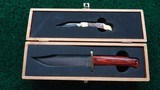 WINCHESTER KNIFE SET IN WOODEN DISPLAY BOX - 1 of 7
