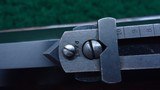 ABSOLUTELY OUTSTANDING DELUXE WINCHESTER MODEL 1876 CASE COLORED RIFLE - 12 of 23