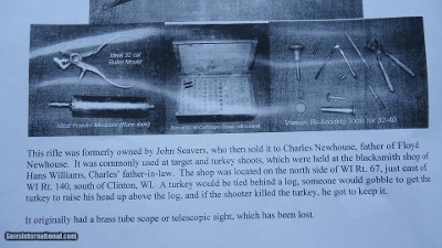 MARLIN BALLARD SCHUETZEN STYLE RIFLE CALIBER 32-40 - Image 21 of 21