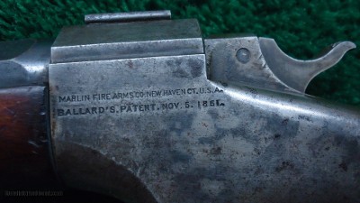 MARLIN BALLARD SCHUETZEN STYLE RIFLE CALIBER 32-40 - Image 8 of 21