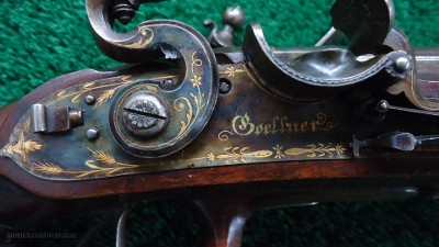 ONE OF THE FINEST DOUBLE BARREL FLINTLOCKS THAT I HAVE EVER HAD - Image 8 of 19
