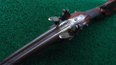 ONE OF THE FINEST DOUBLE BARREL FLINTLOCKS THAT I HAVE EVER HAD - Image 4 of 19
