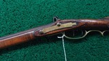 MALCOLM W. LEWIS FLINTLOCK AMERICAN LONG RIFLE IN CALIBER 38 - 2 of 23