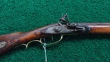 MALCOLM W. LEWIS FLINTLOCK AMERICAN LONG RIFLE IN CALIBER 38 - 1 of 23