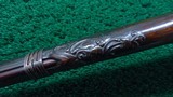 SPANISH MIQUELET GOLD INLAID AND CARVED SPORTING FLINTLOCK OF ABOUT 16 BORE - 13 of 21