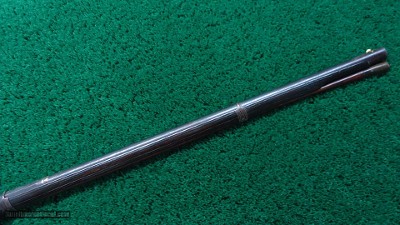 SPANISH MIQUELET GOLD INLAID AND CARVED SPORTING FLINTLOCK OF ABOUT 16 BORE - Image 6 of 21