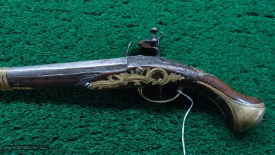 BEAUTIFUL FLINTLOCK PISTOL - Image 6 of 13