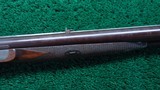 ENGLISH DOUBLE BARREL PERCUSSION RIFLE ABOUT 50 CALIBER - 5 of 25