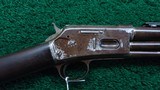 RARE NICKEL PLATED COLT LIGHTNING BABY CARBINE IN CALIBER 38