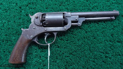 STARR MODEL 1858 NAVY DA REVOLVER SERIAL NUMBER 7 IN CALIBER 36