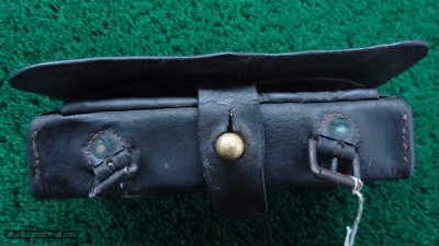 CIVIL WAR CARBINE CARTRIDGE BOX - Image 6 of 9