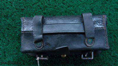 CIVIL WAR CARBINE CARTRIDGE BOX - Image 3 of 9
