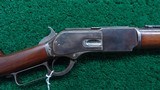 WINCHESTER MODEL 1876 SADDLE RING CARBINE IN CALIBER 45-75