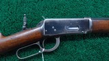 INTERESTING WINCHESTER MODEL 1894 RIFLE IN CALIBER 38-55 - 1 of 23