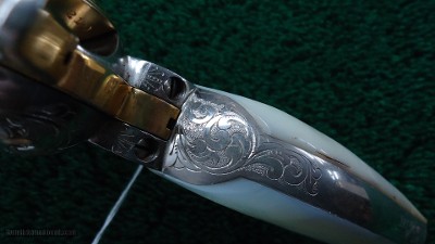 BEAUTIFUL CUSTOM ENGRAVED COLT SAA NICKEL PLATED & GOLD IN CALIBER 45 COLT - Image 15 of 16
