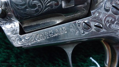 BEAUTIFUL CUSTOM ENGRAVED COLT SAA NICKEL PLATED & GOLD IN CALIBER 45 COLT - Image 11 of 16
