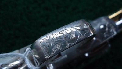 BEAUTIFUL CUSTOM ENGRAVED COLT SAA NICKEL PLATED & GOLD IN CALIBER 45 COLT - Image 14 of 16