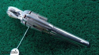 NICKEL COLT 1ST GEN SAA REVOLVER IN CALIBER 357 MAGNUM - Image 3 of 11