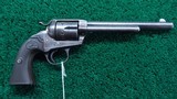 COLT BISLEY MODEL FRONTIER SIX SHOOTER REVOLVER IN 44 WCF CALIBER