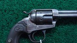 COLT BISLEY MODEL FRONTIER SIX SHOOTER REVOLVER IN 44 WCF CALIBER - 6 of 12
