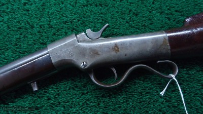 SPORTERIZED BROWN MFG. CO. BALLARD MILITARY RIFLE CHAMBERED IN 44 RF WITH RARE *DUAL IGNITION - Image 2 of 22