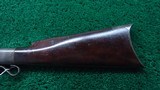 SPORTERIZED BROWN MFG. CO. BALLARD MILITARY RIFLE CHAMBERED IN 44 RF WITH RARE *DUAL IGNITION - 18 of 22