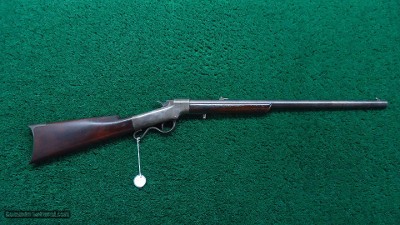 SPORTERIZED BROWN MFG. CO. BALLARD MILITARY RIFLE CHAMBERED IN 44 RF WITH RARE *DUAL IGNITION - Image 22 of 22