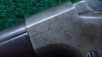 SPORTERIZED BROWN MFG. CO. BALLARD MILITARY RIFLE CHAMBERED IN 44 RF WITH RARE *DUAL IGNITION - Image 8 of 22