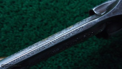 ENGRAVED AND INLAID S&W SINGLE ACTION REVOLVER IN CALIBER 32 IN A KIDDER MARKED CASE - Image 8 of 19