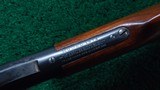 WINCHESTER MODEL 1873 RIFLE CHAMBERED IN 44 WCF - 8 of 25