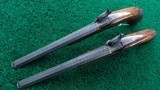 PAIR OF F. BAUERNFEIND PERCUSSION TARGET PISTOLS - 5 of 22
