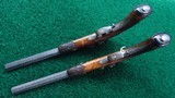 PAIR OF F. BAUERNFEIND PERCUSSION TARGET PISTOLS - 3 of 22