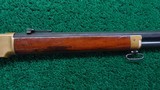 WINCHESTER THIRD MODEL 1866 RIFLE WITH HENRY MARKED BARREL - 5 of 21