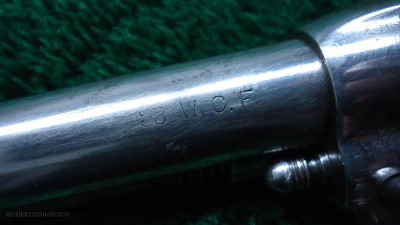 FIRST GENERATION COLT SAA IN CALIBER 38 WCF - Image 9 of 14