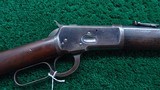 WINCHESTER MODEL 1892 SADDLE RING CARBINE CHAMBERED IN 44 WCF - 1 of 24