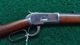 WINCHESTER MODEL 1892 RIFLE CHAMBERED IN 25-20 - 1 of 22