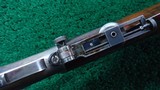 BEAUTIFUL WINCHESTER MODEL 1873 DELUXE FACTORY ENGRAVED RIFLE IN 44 WCF CALIBER - 10 of 25