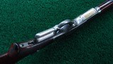 BEAUTIFUL WINCHESTER MODEL 1873 DELUXE FACTORY ENGRAVED RIFLE IN 44 WCF CALIBER - 3 of 25