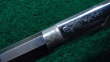 BEAUTIFUL WINCHESTER MODEL 1873 DELUXE FACTORY ENGRAVED RIFLE IN 44 WCF CALIBER - 6 of 25