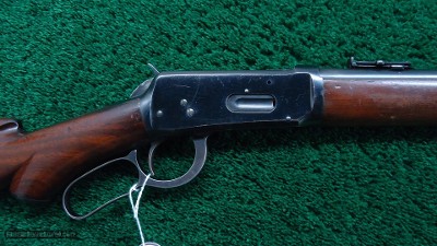 VERY RARE WINCHESTER SRC WITH A SPECIAL ORDER PISTOL GRIP STOCK CAL 25-35