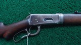 SPECIAL ORDER WINCHESTER MODEL 1894 TD RIFLE IN 30 WCF - 1 of 20