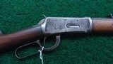 ANTIQUE WINCHESTER MODEL 1894 RIFLE WITH 28 INCH BARREL CHAMBERED IN 38-55