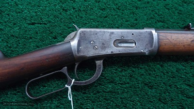 ANTIQUE WINCHESTER MODEL 1894 RIFLE WITH 28 INCH BARREL CHAMBERED IN 38-55