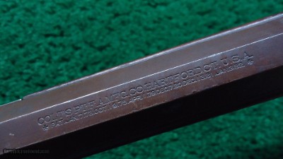 SCARCE COLT-BURGESS SPORTING RIFLE CHAMBERED IN 44 WCF - Image 12 of 23