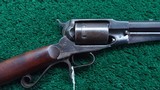 E. REMINGTON & SONS NEW MODEL REVOLVING RIFLE WITH 38 CALIBER RIMFIRE CONVERSION