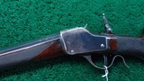 WINCHESTER MODEL 1885 DELUXE HIGH WALL RIFLE IN CALIBER 22 SHORT - 2 of 24