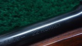 PRE-64 WINCHESTER MODEL 70 BOLT ACTION RIFLE CHAMBERED IN 22 HORNET - 6 of 22