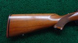 RUGER M77 “FLAT BOLT” BOLT ACTION RIFLE CHAMBERED IN 243 WIN - 19 of 21